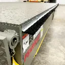 Guardapolvo; Cerdas de 1.5"; Longitud total de 84"; Nylon; Perfil horizontal de aluminio;