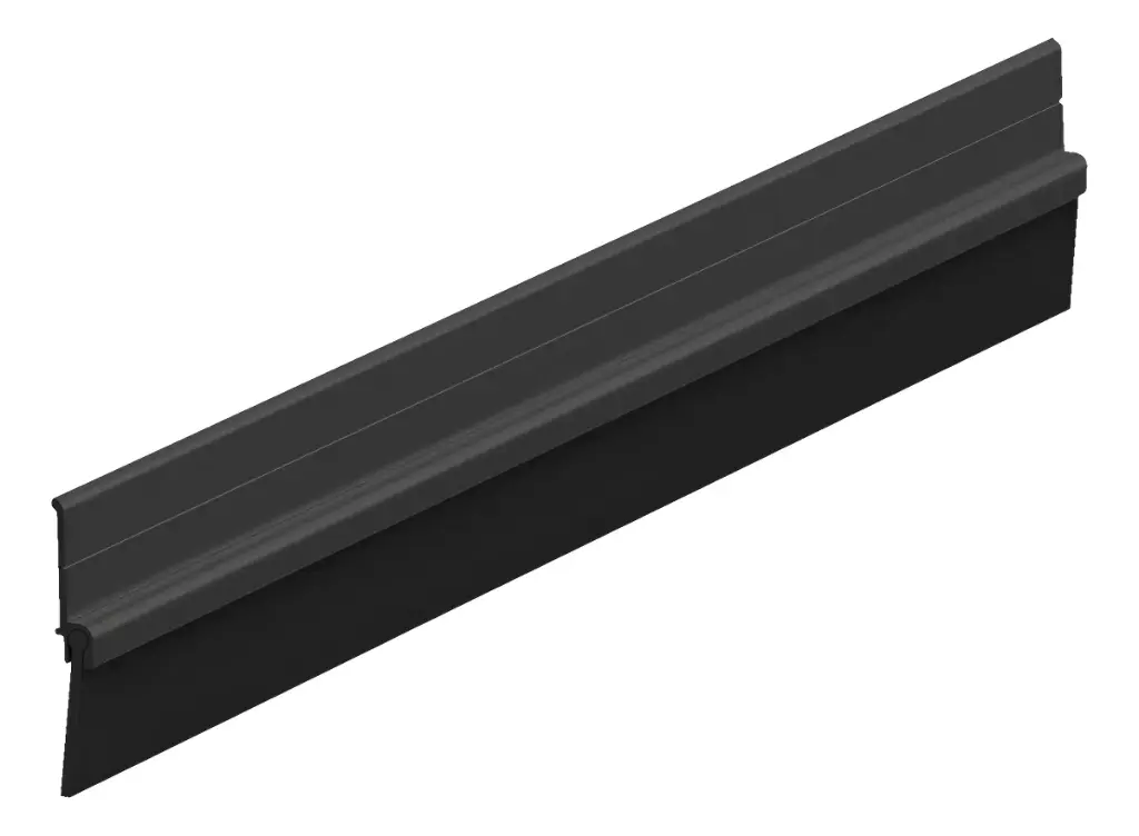 Guardapolvo Aluminio con Vinil Negro 120 cm