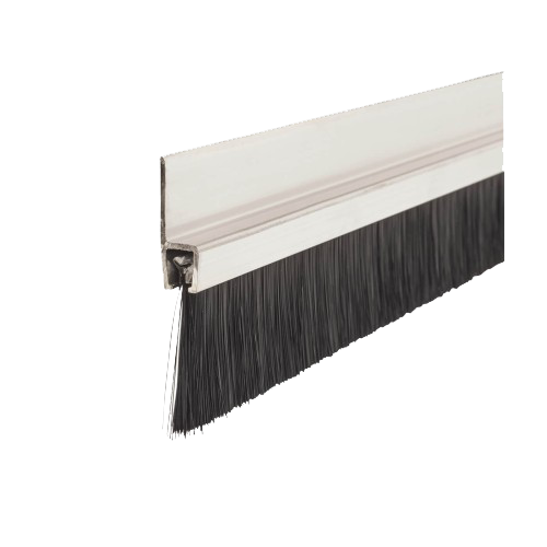 Guardapolvo Nylon 1.5" Cerdas, 84" Longitud, Perfil de Aluminio Vertical