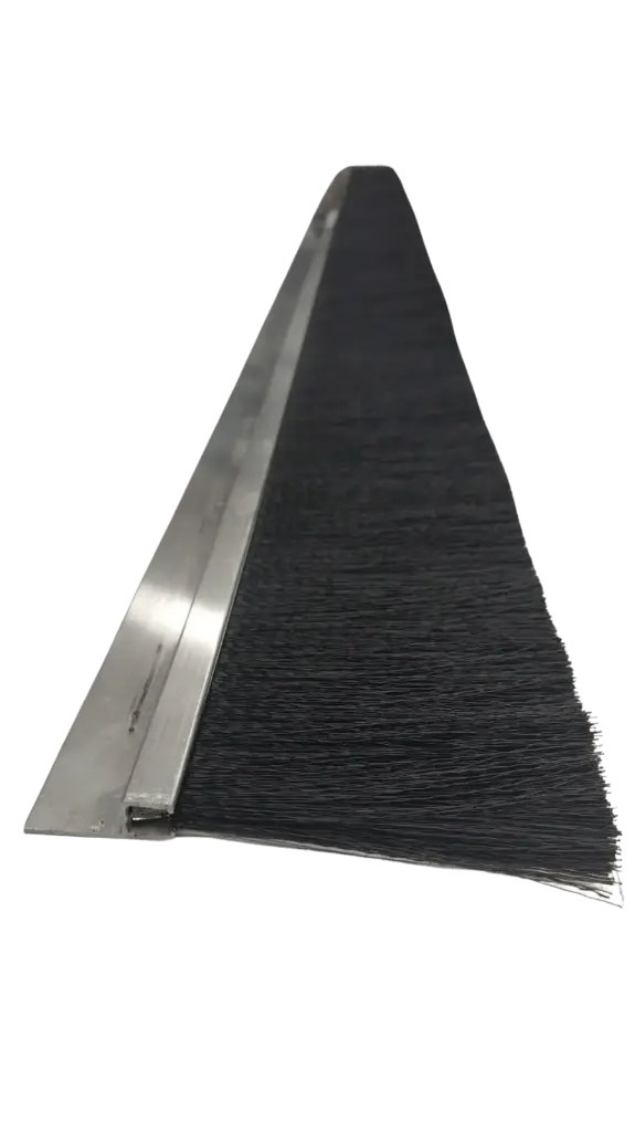 Cepillo Guardapolvo con Cerdas de Nylon de 4" y Perfil Vertical de Aluminio de 84"