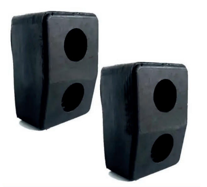 Tope para camioneta, Ancho de 10 cms, Largo de 14.5 cms, Profundidad 8.5 cms 